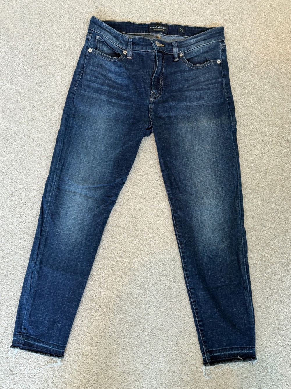 Lucky Brand AVA Skinny Jeans - Dark Indigo